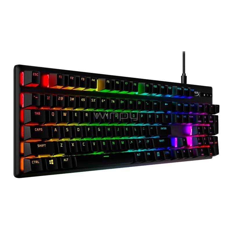 Teclado Mecánico HyperX Alloy Origins ABS (Switch HX Red, Español, Negro)