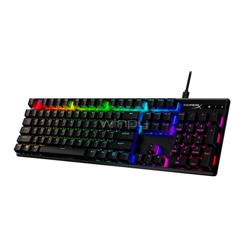 Teclado Mecánico HyperX Alloy Origins ABS (Switch HX Red, Español, Negro)