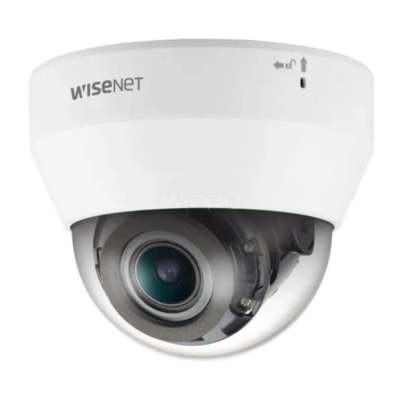 Cámara de vigilancia Domo Hanwha WiseNet de Red (Interior, 2MP, CMOS, Varifocal, DORI, IR, H.265)