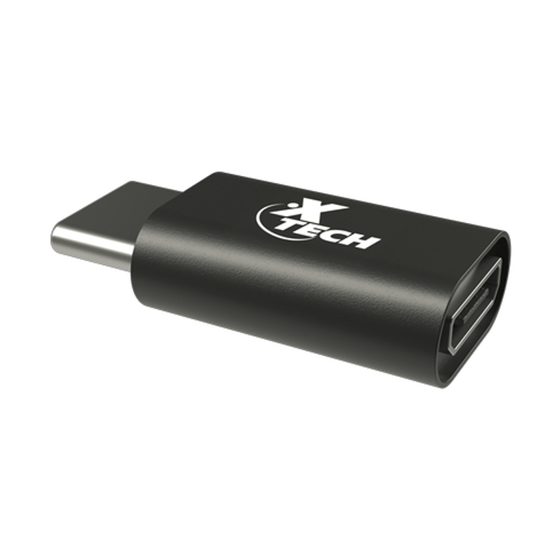 Adaptador XTech de USB-C macho a micro-USB 2.0 hembra