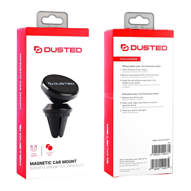 Soporte para Auto Dusted Magnético (Negro)