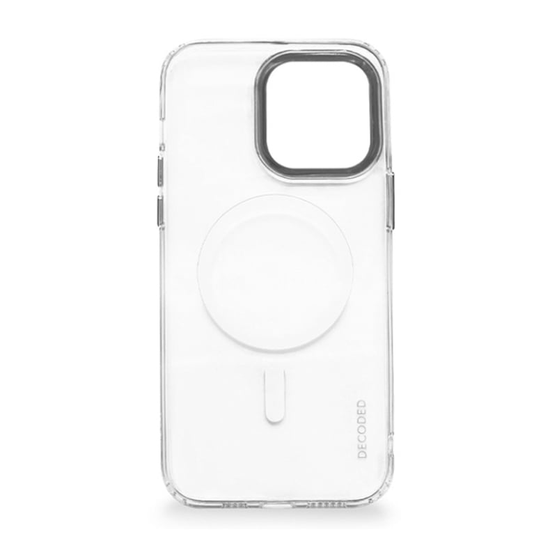 Funda Decoded Recycled Plastic Clear para iPhone 14 (MagSafe, Trasparente)