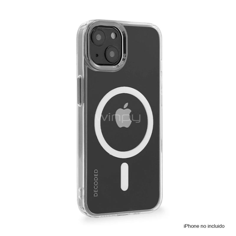 Cover Decoded Recycled Resin Per IPhone 14 Plus – Antracite Trasparente, Con MagSafe, Riciclata - 3