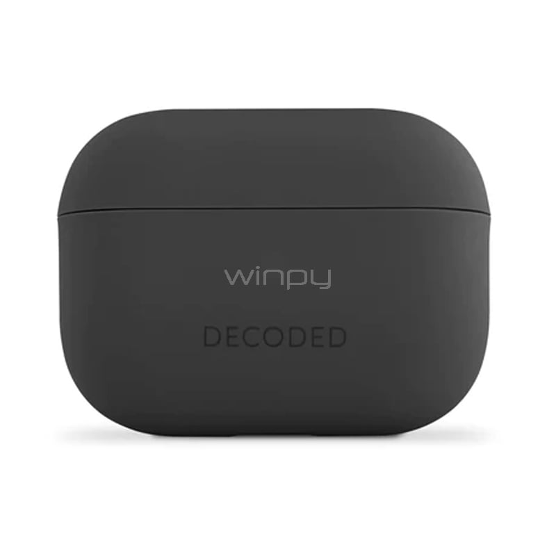 Funda Decoded para AirPods Pro 1/ 2 (Silicona, Negro)