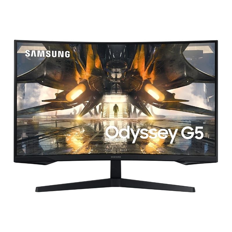 Monitor Gamer Samsung Odyssey G5 Curvo de 32“ Curvo (VA, QHD, 144Hz, 1ms, DP+HDMI, FreeSync)