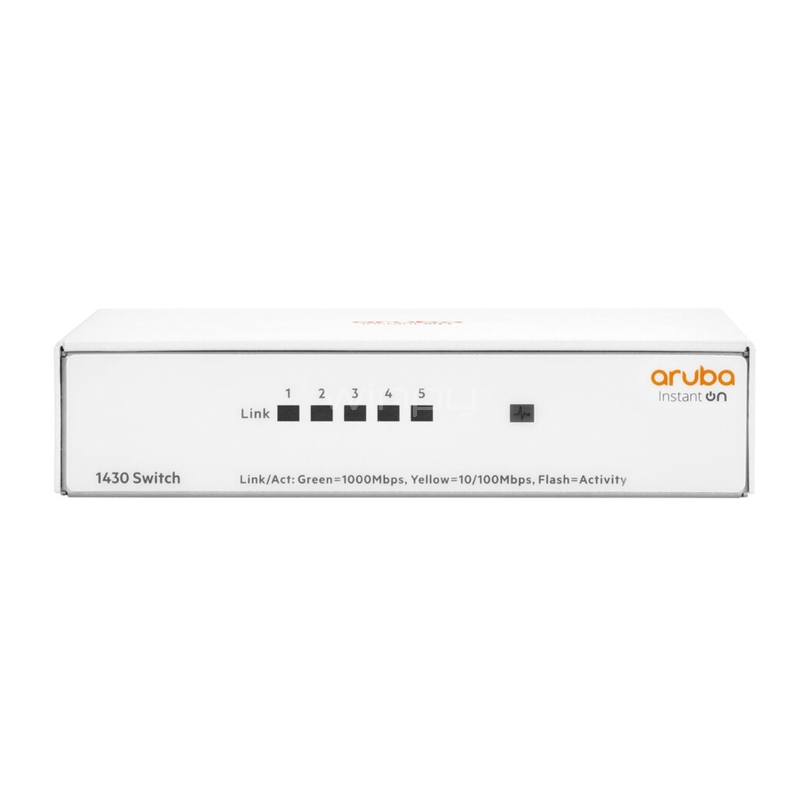 Switch Aruba Instant On 1430 de 5 Puertos (L2, Gigabit, 10 Gbps)