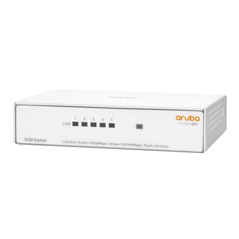 Switch Aruba Instant On 1430 de 5 Puertos (L2, Gigabit, 10 Gbps)