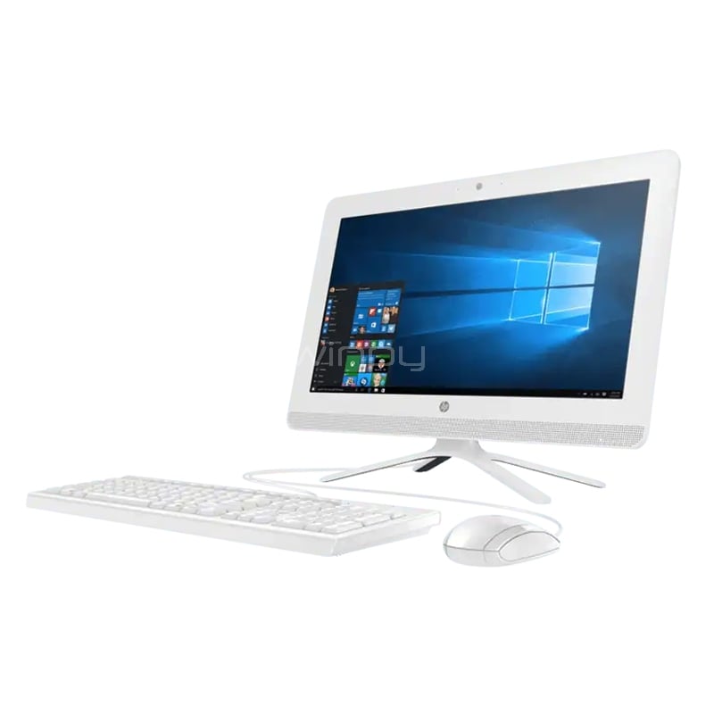 all in one hp 20-c421la de 19.5“ (celeron j3060, 8gb ram, 256gb sdd, win10)