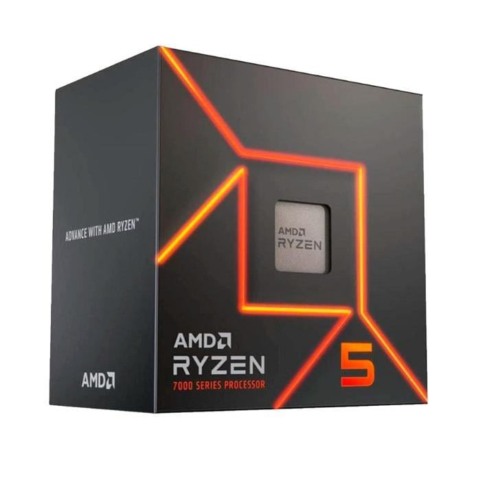 Procesador AMD Ryzen 5 7600 (AM5, 6 Cores, 12 Hilos, 3.8/5.1GHz, 32MB Caché)