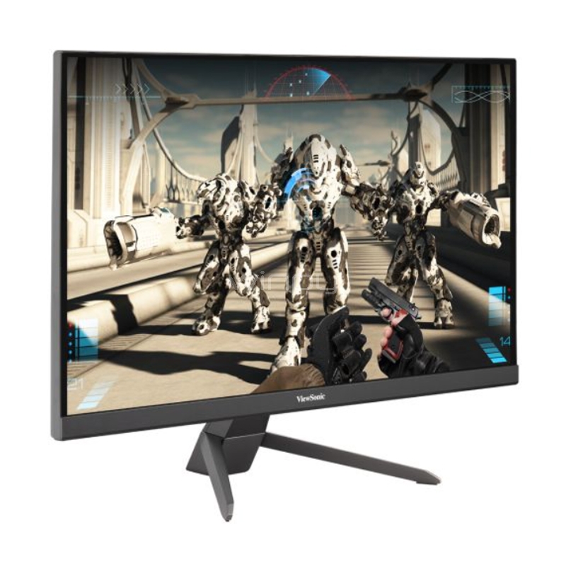 Monitor Gamer ViewSonic VX2467-MHD de 24“ (MVA, Full HD, 1ms, 75 Hz, D-Port+HDMI+VGA, FreeSync, Vesa)
