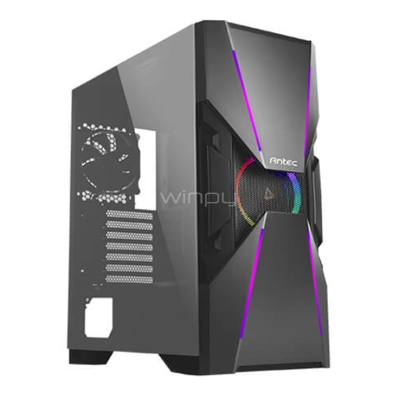 Gabinete Gamer Antec DA601 (E-ATX, Vidrio Templado, ARGB, Sin Fuente)