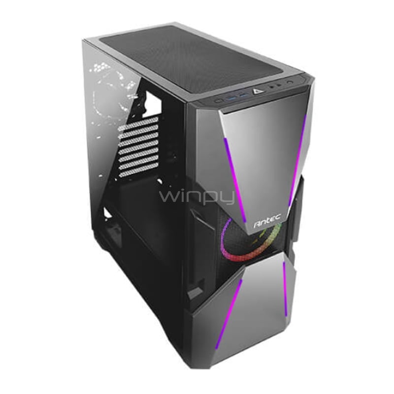 Gabinete Gamer Antec DA601 (E-ATX, Vidrio Templado, ARGB, Sin Fuente)