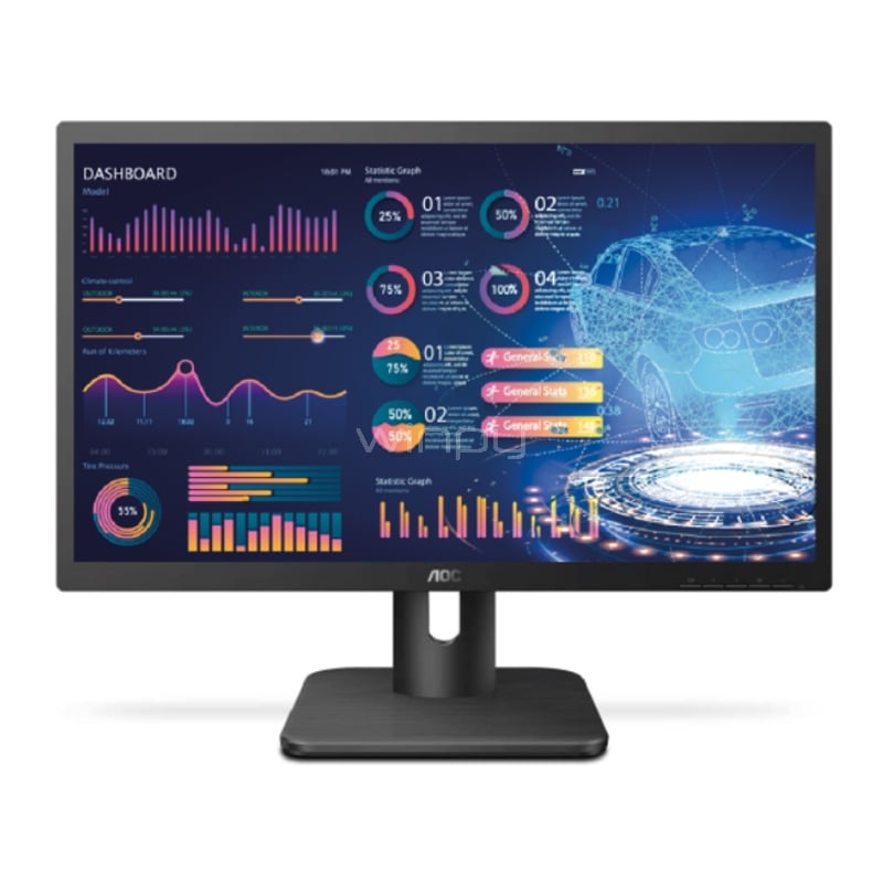 Monitor AOC 20E1H de 19.5“ (TN, 1600x900px, HDMI+VGA, Vesa)