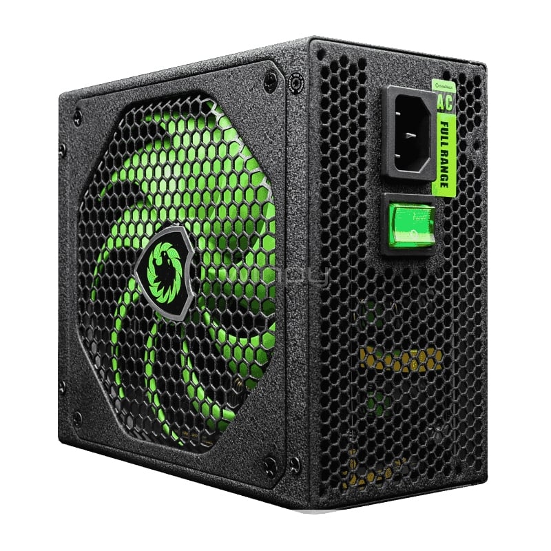 Fuente de Poder GameMax GM-800 de 800W (Semi-Modular, Certificado 80+ Bronze, ATX)