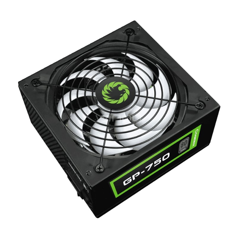 Fuente de Poder GameMax GP-750 de 750W (Certificado 80+ Bronce, ATX)