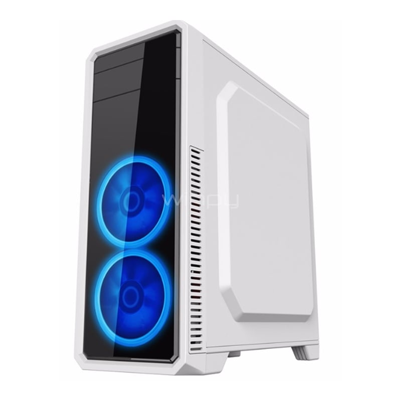 Gabinete Gamer GameMax G561 White (ATX, Panel Acrílico, Sin Fuente)
