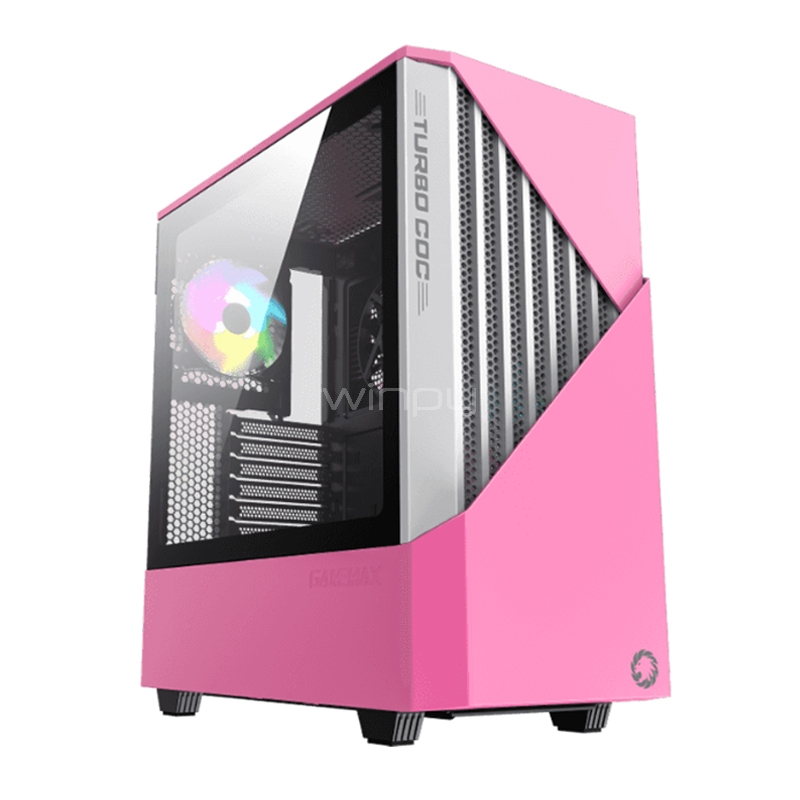 Gabinete Gamer GameMax Contac COC WP (ATX, Vidrio Templado, Sin Fuente)