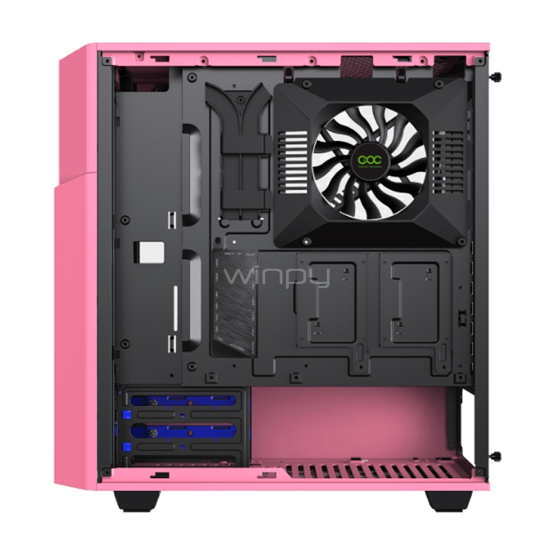 Gabinete Gamer GameMax Contac COC WP (ATX, Vidrio Templado, Sin Fuente)