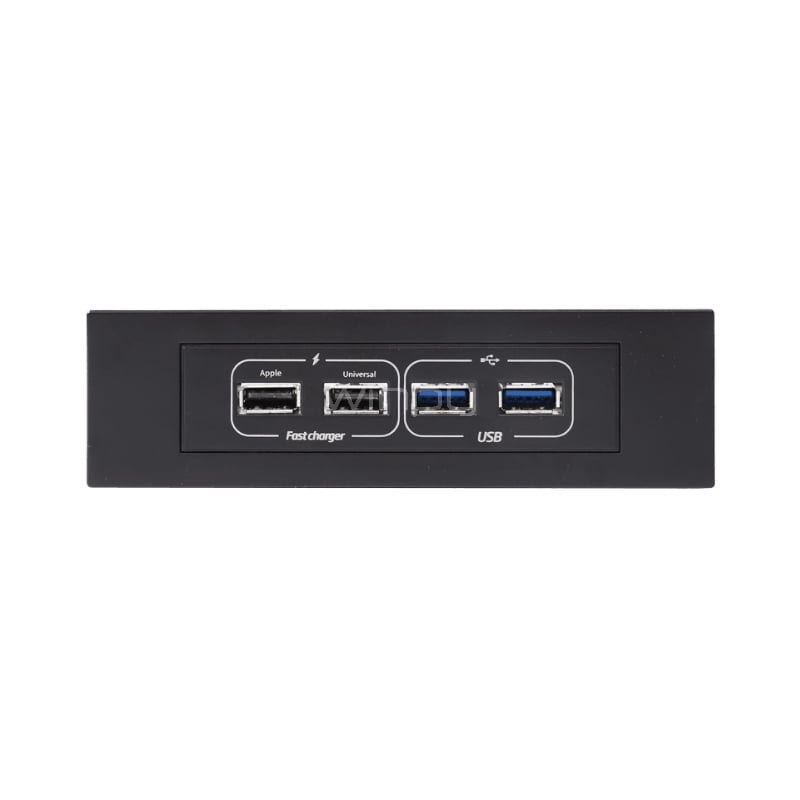 Adaptador de Discos GameMax de HDD 2.5“/SSD a HDD 3.5“ (Panel frontal USB x4)