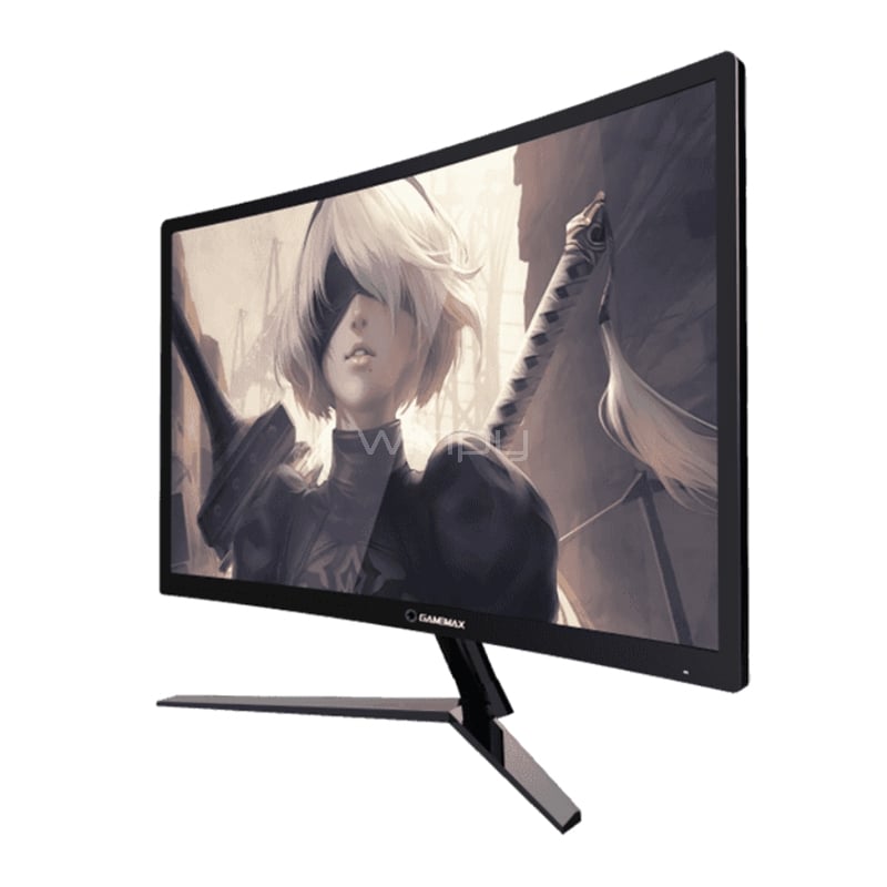 Monitor Gamer GameMax GMX24C144 de 23.6“ Curvo (VA, Full HD, 144Hz, 1ms, D-Port+HDMI+DVI, FreeSync)