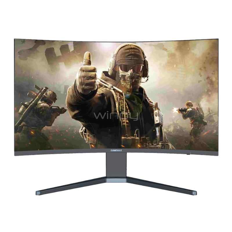 Monitor Gamer GameMax GMX27C165Q de 27“ Curvo (VA, WQHD, 165Hz, 1ms, D-Port+HDMI, FreeSync, Vesa)