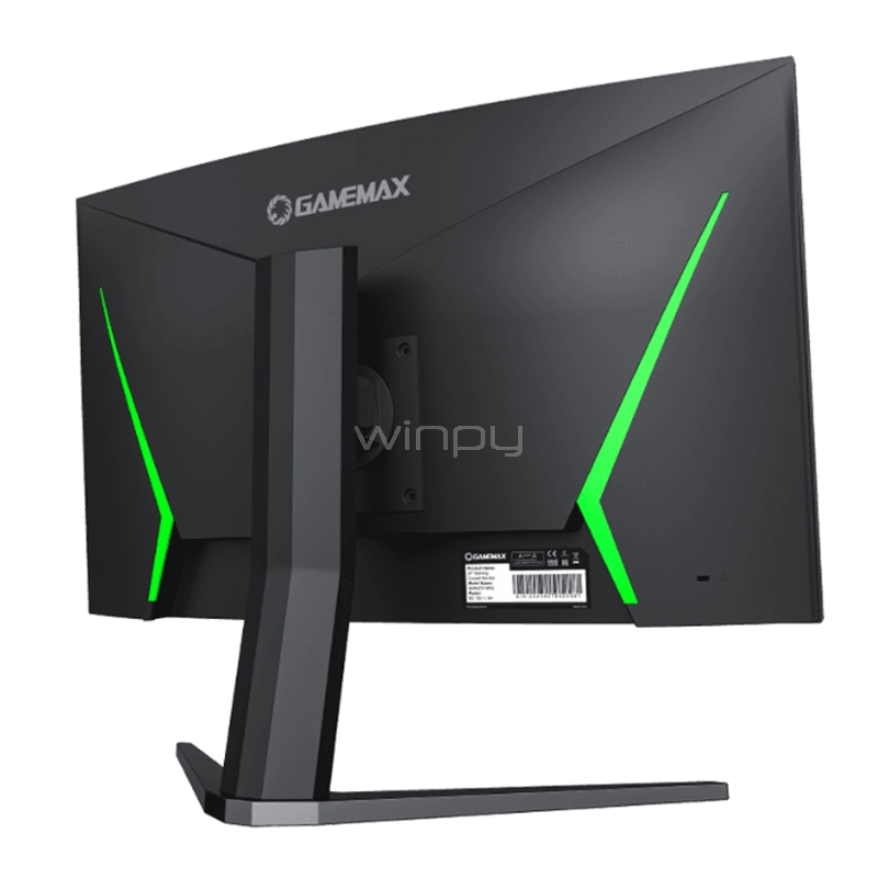 Monitor Gamer GameMax GMX27C165Q de 27“ Curvo (VA, WQHD, 165Hz, 1ms, D-Port+HDMI, FreeSync, Vesa)