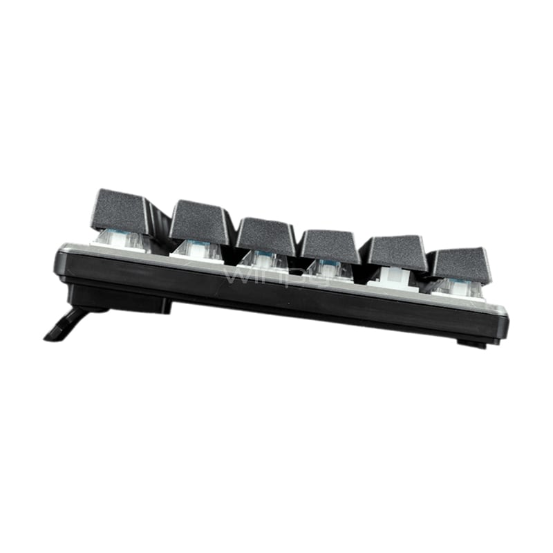 Teclado Gamer GameMax KG901 Iluminación LED (Semi-Mecánico, Anti-Ghosting, Español, Negro)