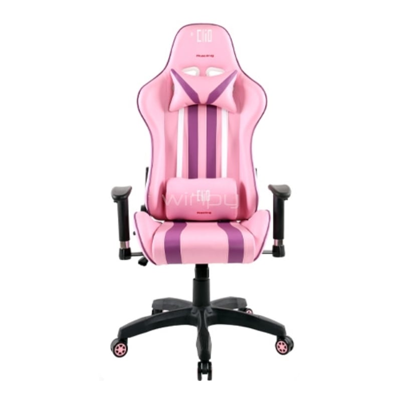 Silla Gamer Clio Akira (Ajustable, hasta 150Kg, Rosado)