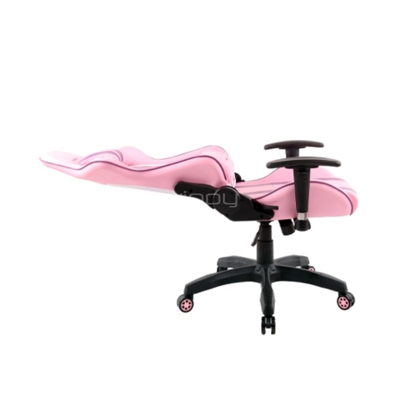 Silla Gamer Clio Akira (Ajustable, hasta 150Kg, Rosado)