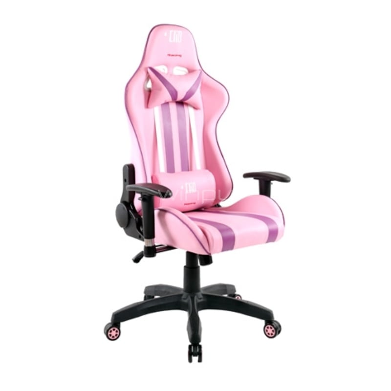 Silla Gamer Clio Akira (Ajustable, hasta 150Kg, Rosado)