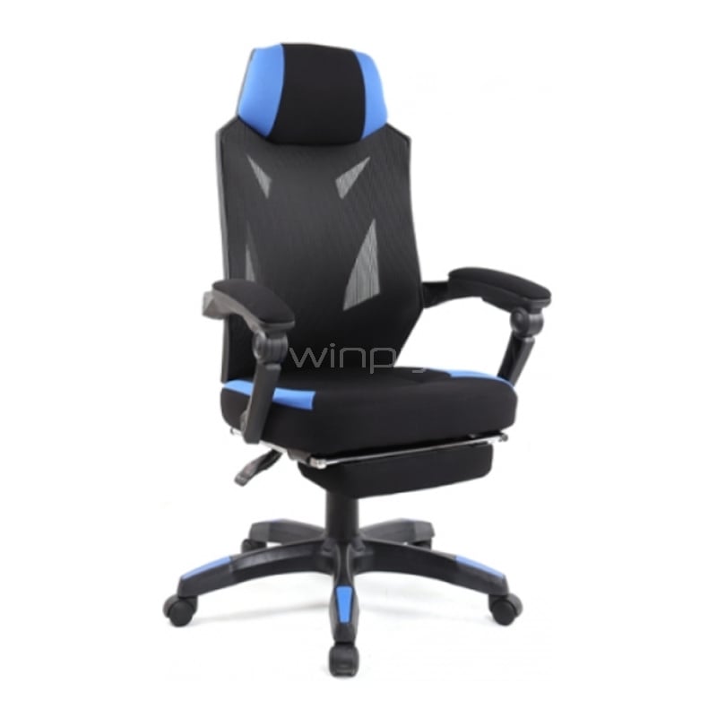 Silla Clio Kumo (Ajustable, hasta 120Kg, Negro/Azul)