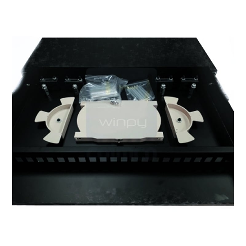Bandeja Fibra Exelink 24 Puertos LC-LC (Negro)