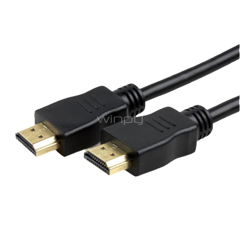 Cable HDMI Exelink de 2 metros (UHD 4k, Negro)