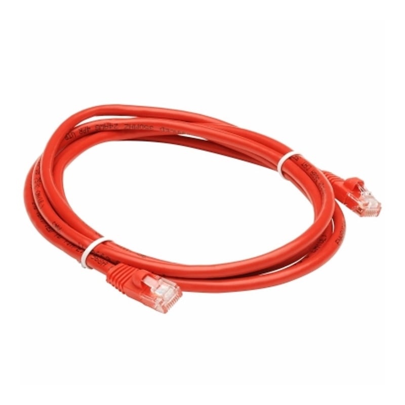 Cable Patch Exelink de 2.1 metros (CAT6, 26 AWG, Rojo)