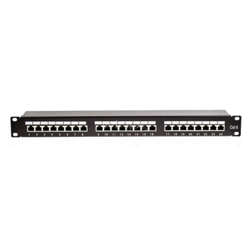 Panel Patch Exelink de 24 Puertos (Cat6, UTP)
