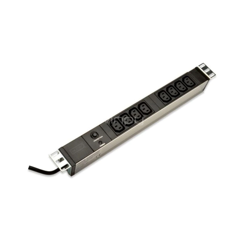 PDU Exelink de 8 Posiciones C13 (10A, Switch On/Off, Negro)