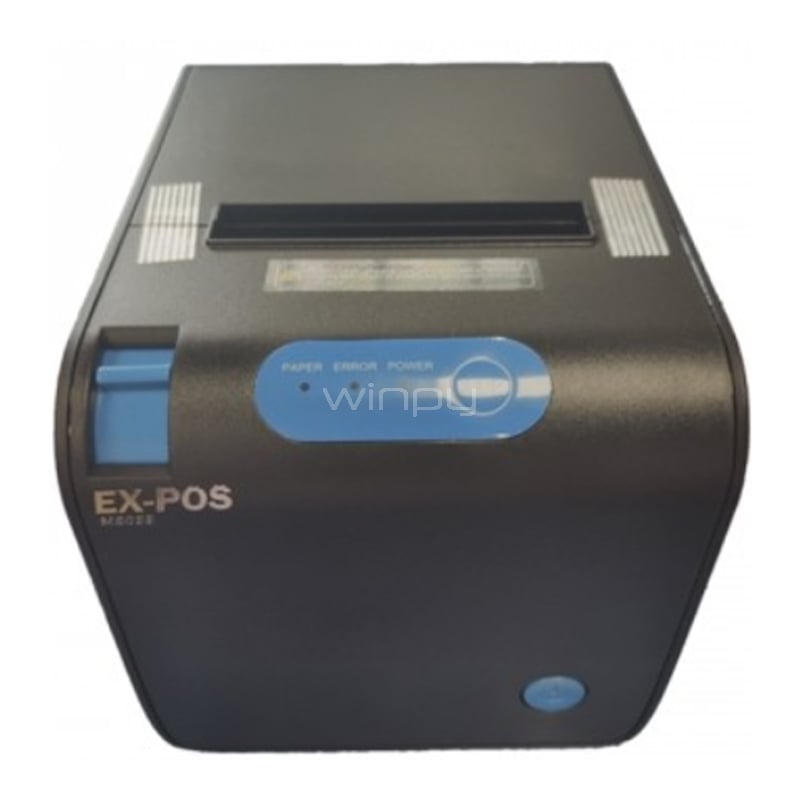 Impresora POS Exelink M80 Térmica para Recibos (80mm, 250 mm/s, USB/ RS232/ Ethernet)