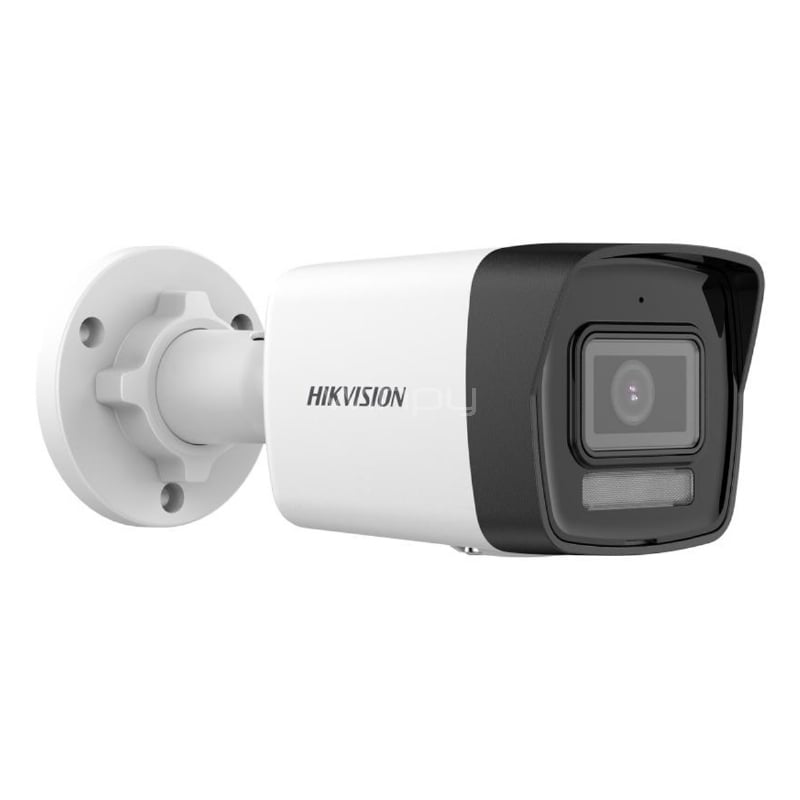 Cámara Bullet Hikvision Smart Hybrid Light de Red (Fixed, 2MP, H.265+, IP67)