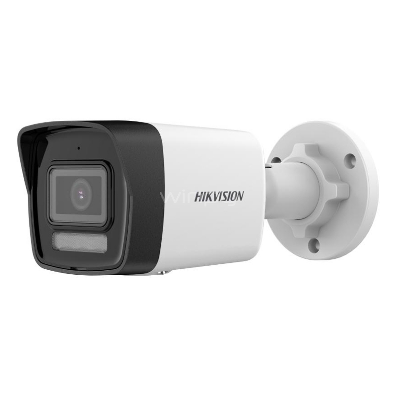 Cámara Bullet Hikvision Smart Hybrid Light de Red (Fixed, 2MP, H.265+, IP67)