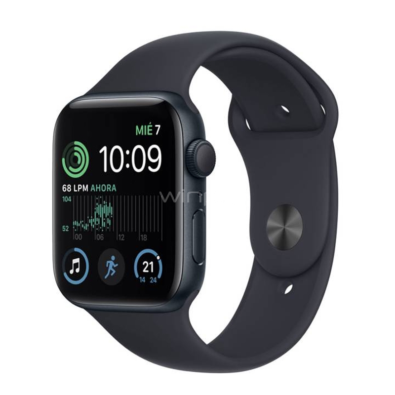 Apple Watch SE de 44mm (GPS, Case Aluminio, Correa Deportiva Midnight)