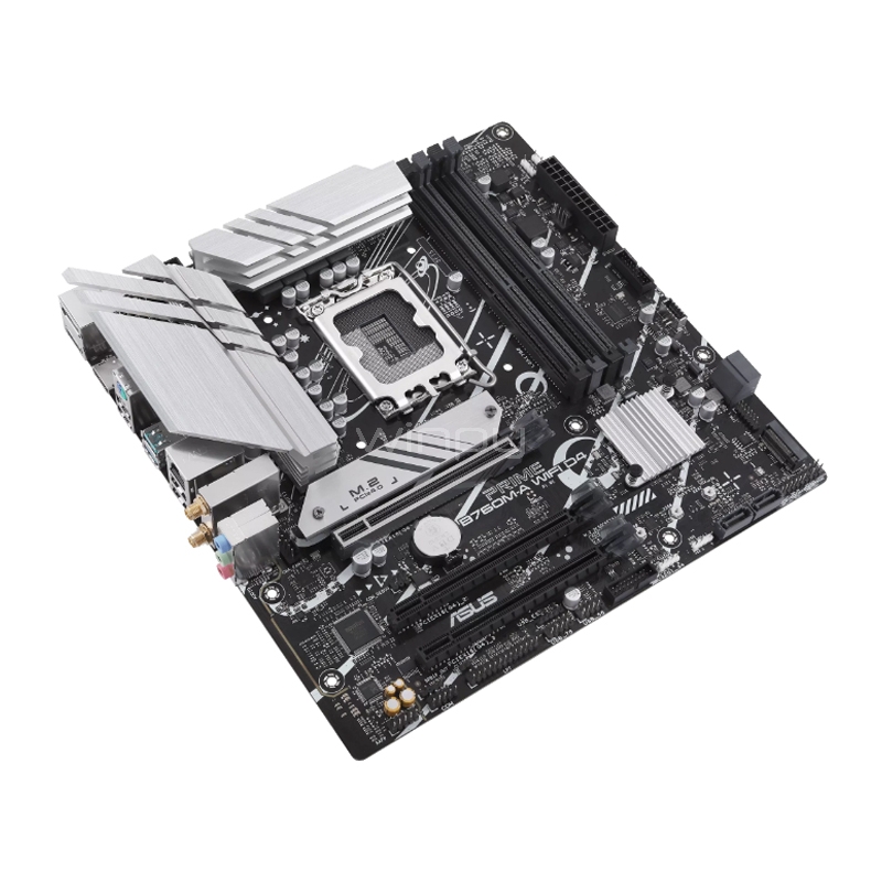 Placa Madre ASUS PRIME B760M-A WIFI D4 (LGA1700, DDR4 2133/5333MHz, M.2 x2, RGB, microATX)