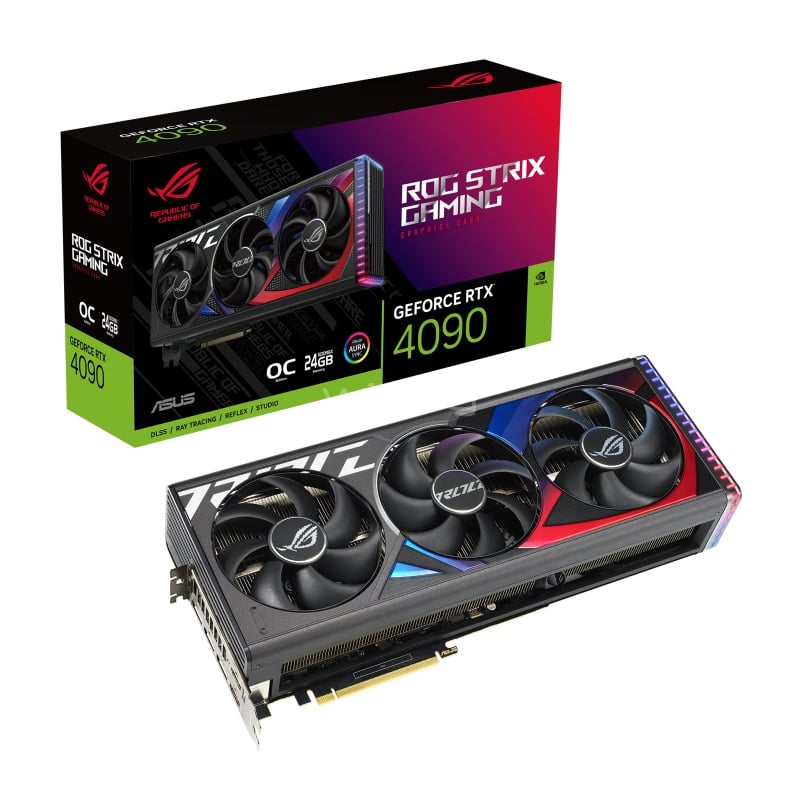 Tarjeta gráfica Asus ROG Strix GeForce RTX 4090 OC Edition de 24GB GDDR6X