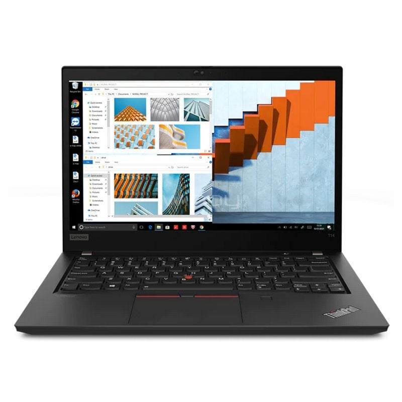 Notebook Lenovo ThinkPad T14 Gen 2 de 14“ (Ryzen 7 PRO 5850U, 16GB RAM, 256GB SSD, Win10 Pro)