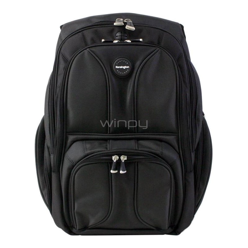 Mochila Kensington Contour para Portátil (hasta 17“, Negro)