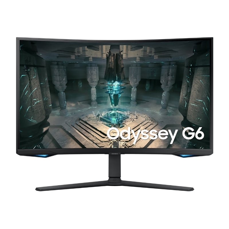 Monitor Gamer Samsung Odyssey G6 Curvo de 32“ (VA, QHD, 240Hz, 1ms, DPort+HDMI, FreeSync Pro)