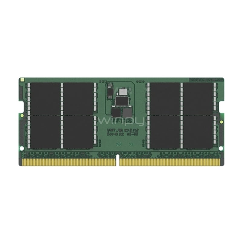 Memoria RAM Kingston ValueRAM de 32GB (DDR5, 4800MHz, CL40, no ECC, SO-DIMM)