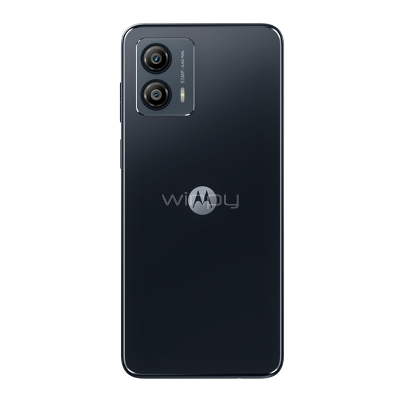 RankOne Custodia Per Motorola Moto G53 (6.5 Pollici) - Cover Morbida In Silicone TPU Trasparente Con Effetto Sfumato Blu Viola, Antiurto E Antigraffio