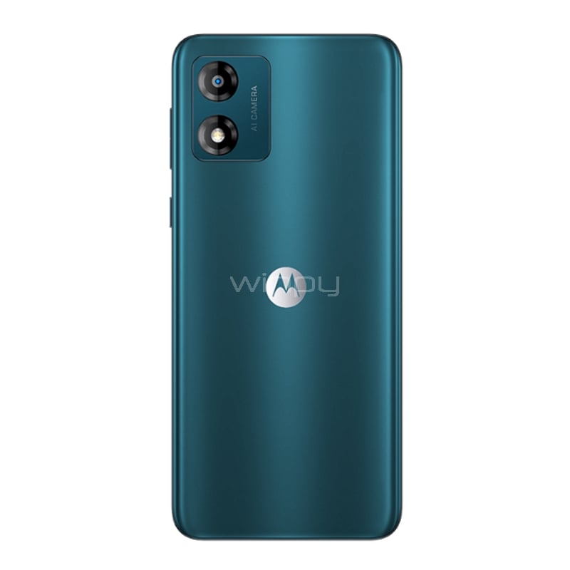 Celular Motorola Moto E13 de 6.5“ (OctaCore, 2GB RAM, 64GB Internos, Verde Aurora)