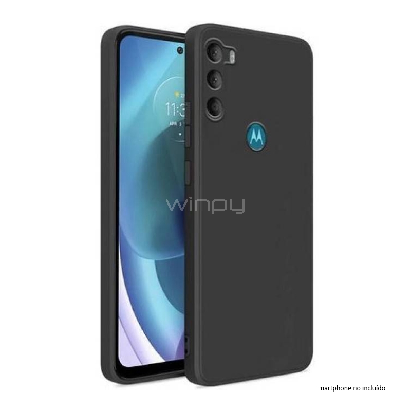 Funda Protectora Motorola para Moto G71 (Silicona, Negro)