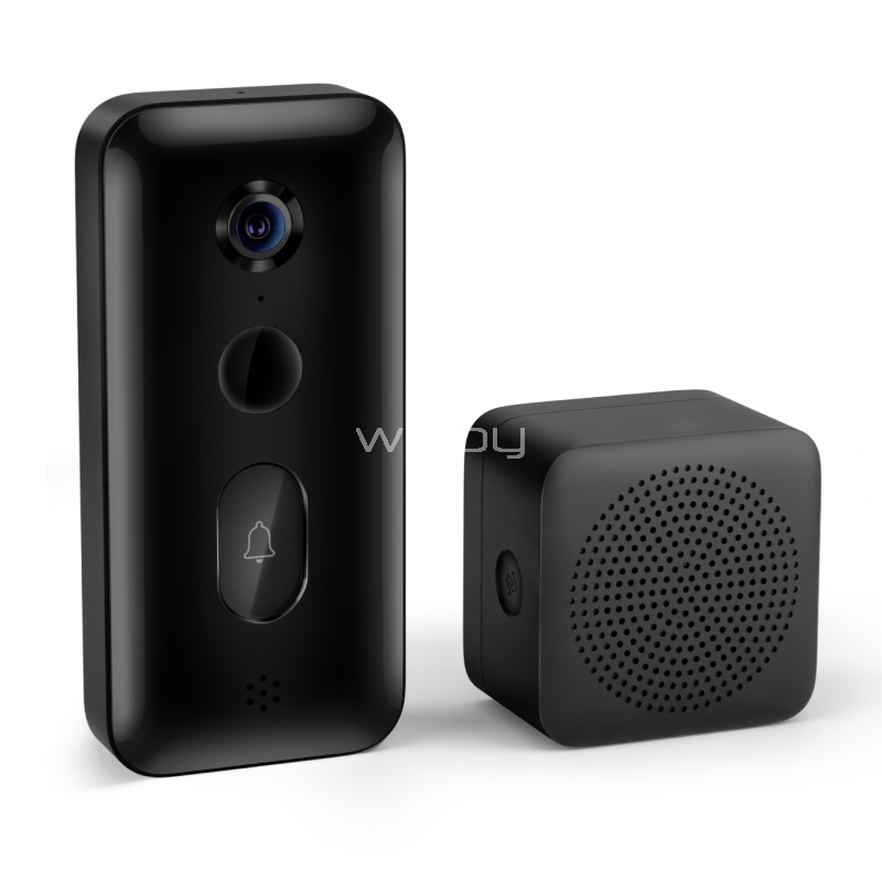 Timbre Inteligente Xiaomi Smart Doorbell (3MP, 180 grados, Negro)